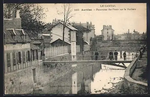 AK Aurillac, Panorama des ponts sur la Jordanne