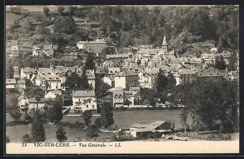 AK Vic-sur-Cère, Vue Générale