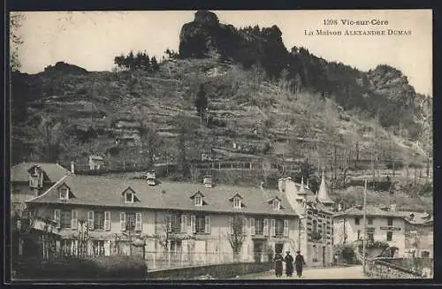 AK Vic-sur-Cère, La Maison Alexandre Dumas