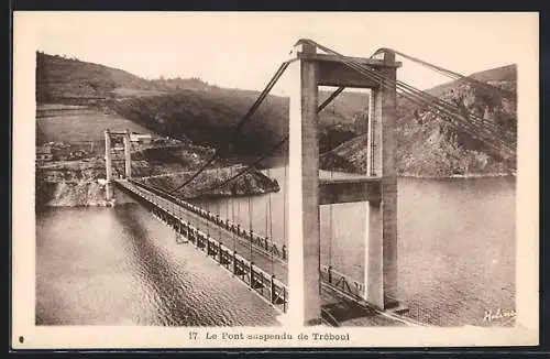 AK Tréboul, Le Pont suspendu de Tréboul