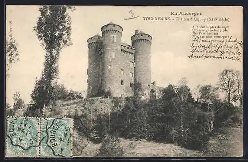 AK Tournemire, Château d`Anjony (XIVe siècle) en Auvergne