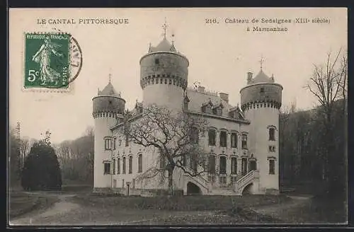 AK Marmanhac, Château de Sedaiges (XIIIe siècle)