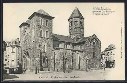 AK Mauriac, L`Église Notre-Dame des Miracles