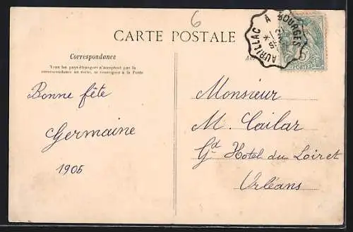 AK Mauriac, Vue générale du village pittoresque dans le Cantal