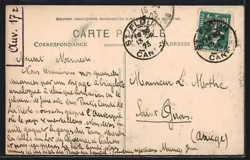 AK Lioran, Vue générale à 1165 m d`altitude dans les montagnes du Cantal