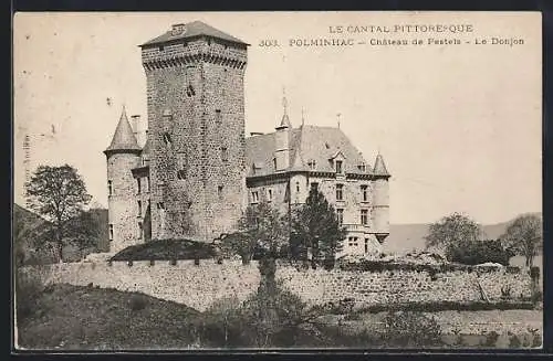 AK Polminhac, Château de Pesteils, Le Donjon