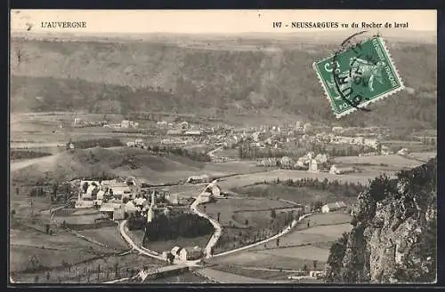 AK Neussargues, Vue du Rocher de Laval