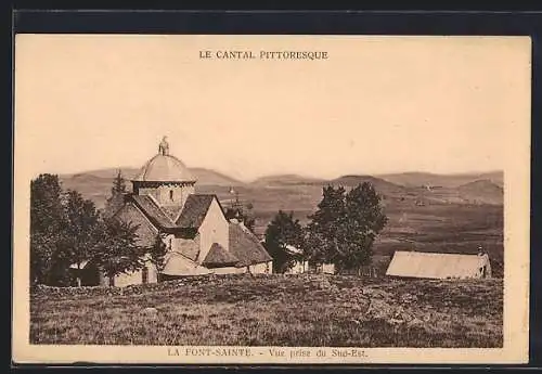 AK La Font-Sainte, Vue prise du Sud-Est