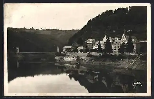 AK Brommat, Vallée de la Truyère, Barrage de Sarrans et l`Hospice des incurables de La Devèze