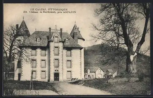 AK Arpajon, Château de Carbonat dans le Cantal pittoresque