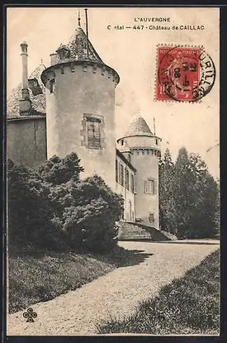 AK Caillac, Château pittoresque de l`Auvergne