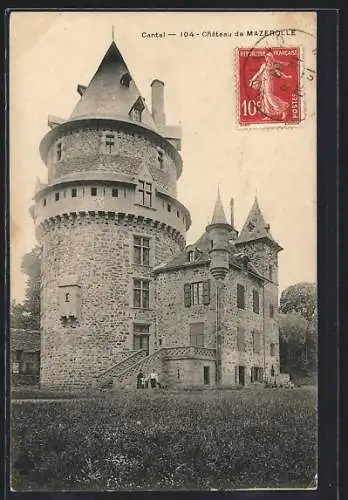 AK Mazerolle, Château de Mazerolle avec tour médiévale et architecture pittoresque