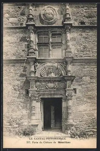 AK Méssilhac, Porte du Château de Mézilhac