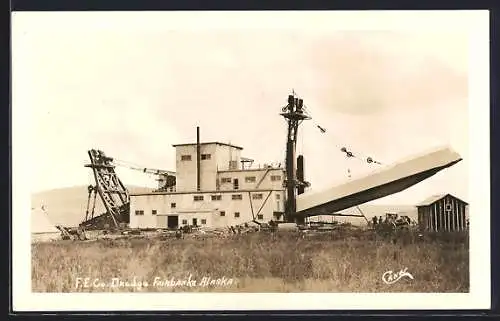 AK Fairbanks, AK, F. E. Co.`s Dredge