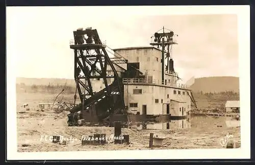 AK Fairbanks, AK, F. E. Co.`s Dredge