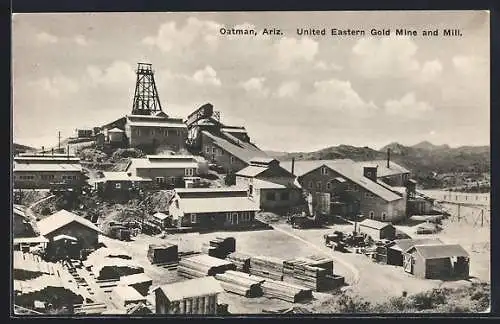 AK Oatman, AZ, United Eastern Gold Mine and Mill