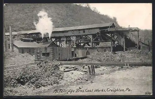 AK Creighton, PA, McFelridge Bros. Coal Works