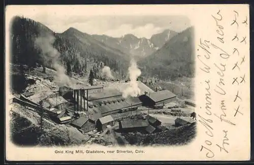 AK Gladstone /Silverton, CO, Gold King Mill