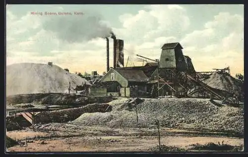 AK Galena, KS, Mining Scene