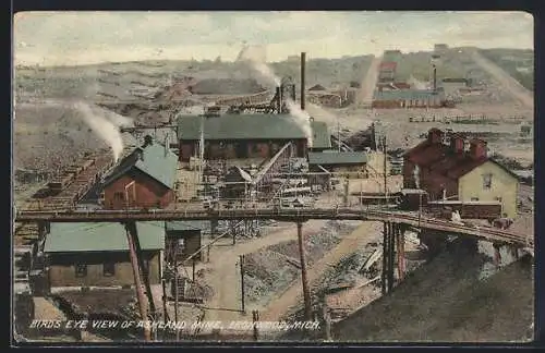 AK Ironwood, MI, Birds Eye View of Ashland Mine