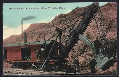 AK Virginia, MN, Steam Shovel, Commodore Mine