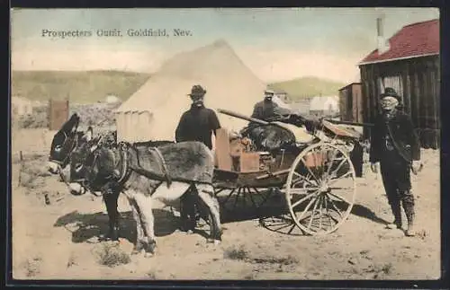 AK Goldfield, NV, Prospecters Outfit