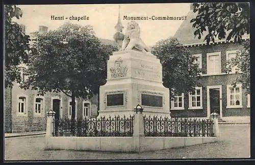 AK Henri-Chapelle, Monument-Commemoratif