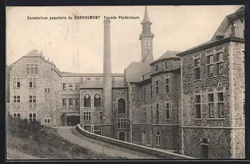 AK Borgoumont, Sanatorium populaire, Facade Posterieure