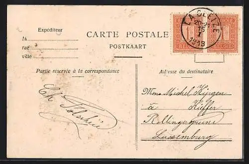 AK Borgoumont, Sanatorium populaire, Facade Posterieure