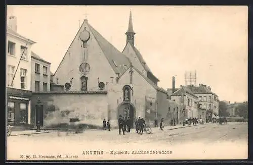 AK Anvers, Eglise St. Antoine de Padoue