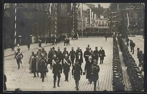 AK Zürich, Kaiser Wilhelm II. in der Stadt 1912