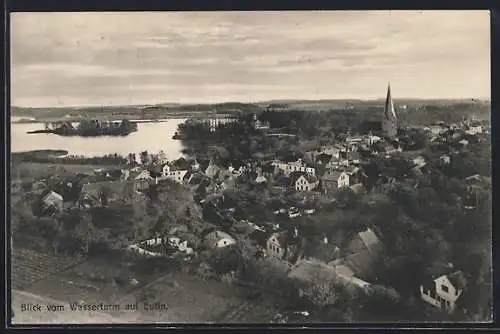 AK Eutin, Totalansicht vom Wasserturm