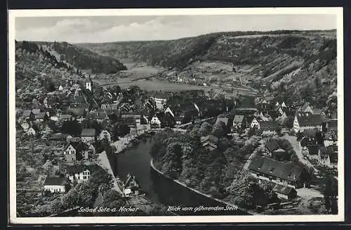 AK Sulz / Neckar, Blick vom gähnenden Stein