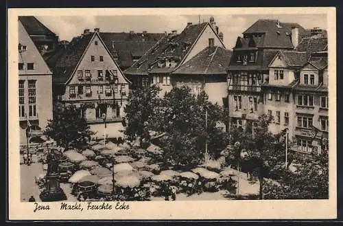 AK Jena, Markt, Feuchte Ecke