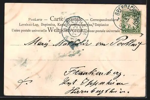 Lithographie Soldaten im Biwak