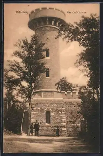 AK Heidelberg / Neckar, Am Aussichtsturm