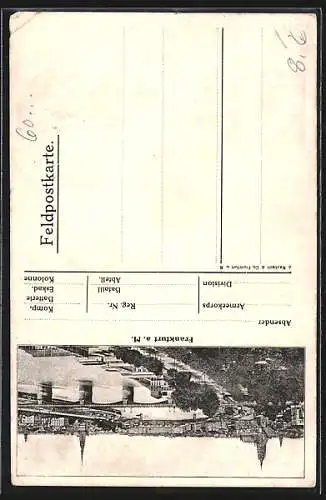 AK Frankfurt-Sachsenhausen, Verpflegungsstation Hippodrom 1914-16