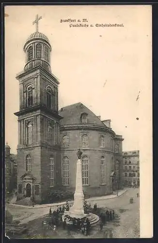 AK Alt-Frankfurt, Paulskirche und Einheitsdenkmal