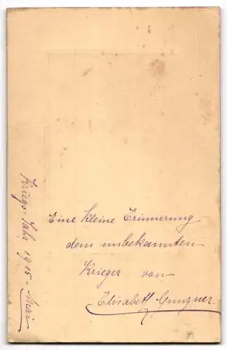 Fotografie Moriz Baumann, Augsburg, Wertachstrasse 27, Elisabeth Gunzner im Jahr 1915