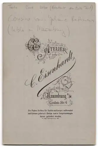 Fotografie C. Eisenhardt, Naumburg, Linden-Str. 4, Enne Kolbe mit ihrer Familie