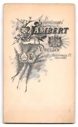 Fotografie Lambert, Dresden, Seestrasse 21, Porträt eines jungen Soldaten in Uniform
