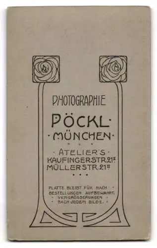 Fotografie Pöckl, München, Kaufingerstrasse 21, Porträt eines Soldaten in Uniform