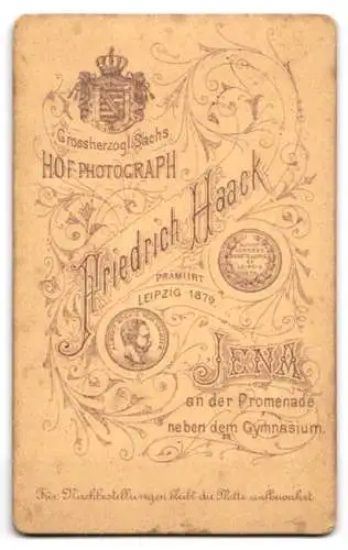Fotografie Friedrich Haack, Jena, Promenade, Porträt einer Frau