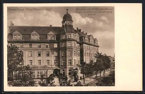 AK Insterburg, Hauptquartier des Generalfeldmarschalls von Hindenburg