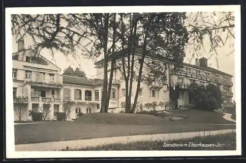 AK Ebenhausen / Isartal, Blick auf das Sanatorium