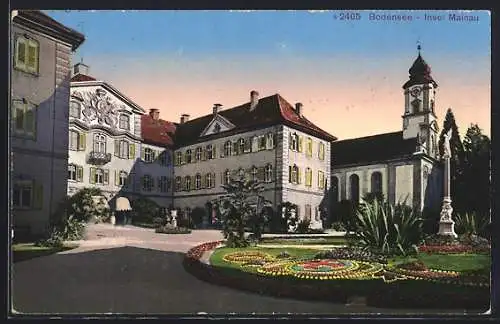 AK Insel Mainau, Ansicht von Schloss