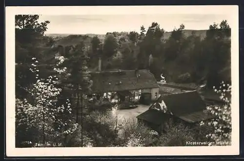 AK Templin / Uckermark, Restaurant Klosterwalder Mühle