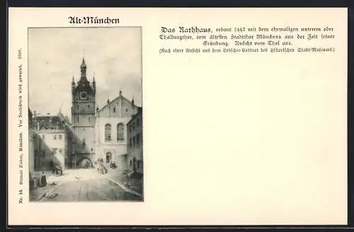 AK München, Altes Rathaus