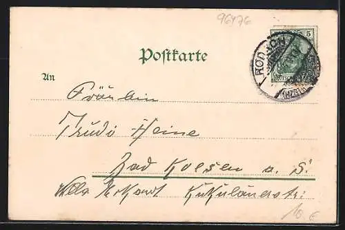 AK Rodach i. Thür., Generalansicht der Stadt