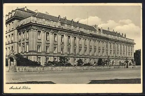 AK Ansbach, Schloss, Aussenansicht